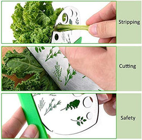 Jiaedge two-piece destemmer in stainless steel speeds herb prep.