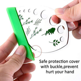 Jiaedge kitchen and garden gadget speeds herb processing.