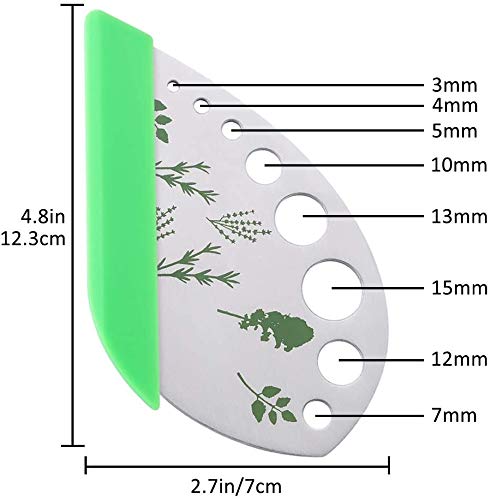 Jiaedge leaf stripper cutting action demonstrates efficient herb prep for cooking.