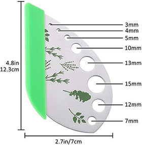 Jiaedge leaf stripping and cutting tool for kale cilantro and herbs.