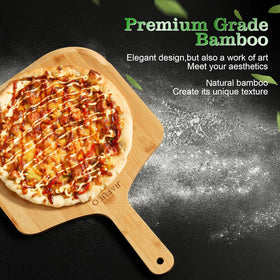 JIAFUEO square pizza peel designed for beginners to monitor baking.
