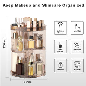 Jiavarry organizer features adjustable height levels for customized vanity storage