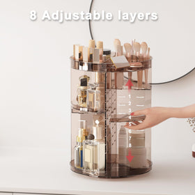 Jiavarry 360° rotation function keeps cosmetics accessible during routines