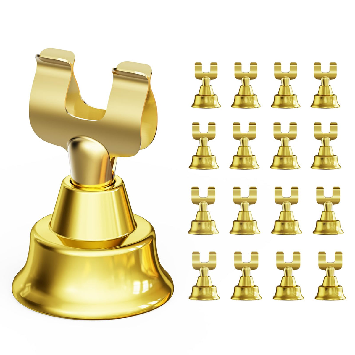 JICYOUP gold table card holder adds elegant wedding table numbers.