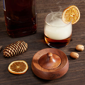 JIDI Whiskey Smoker Kit with hickory wood chips for bold flavors