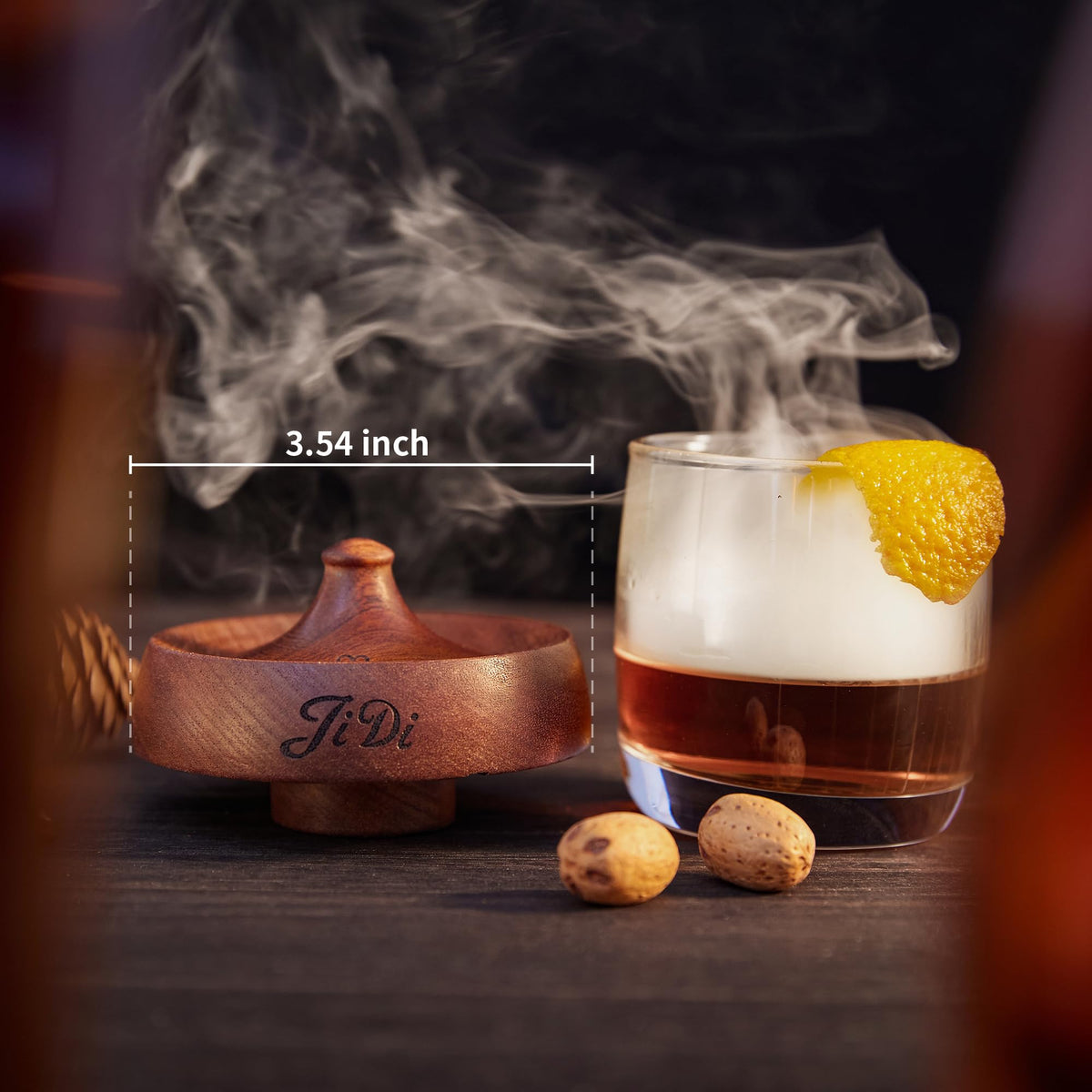 JIDI Whiskey Smoker Kit ideal for home bars, picnics, and parties