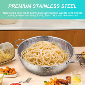JIDSPWLS 2mm perforations enable quick drainage while keeping small items in place.