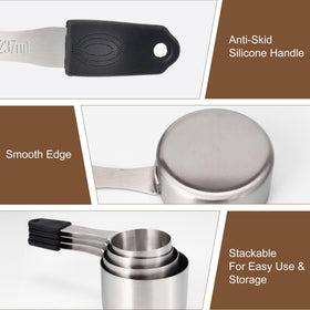 JIEJIE nestable design magnets keep spoons together and organized.