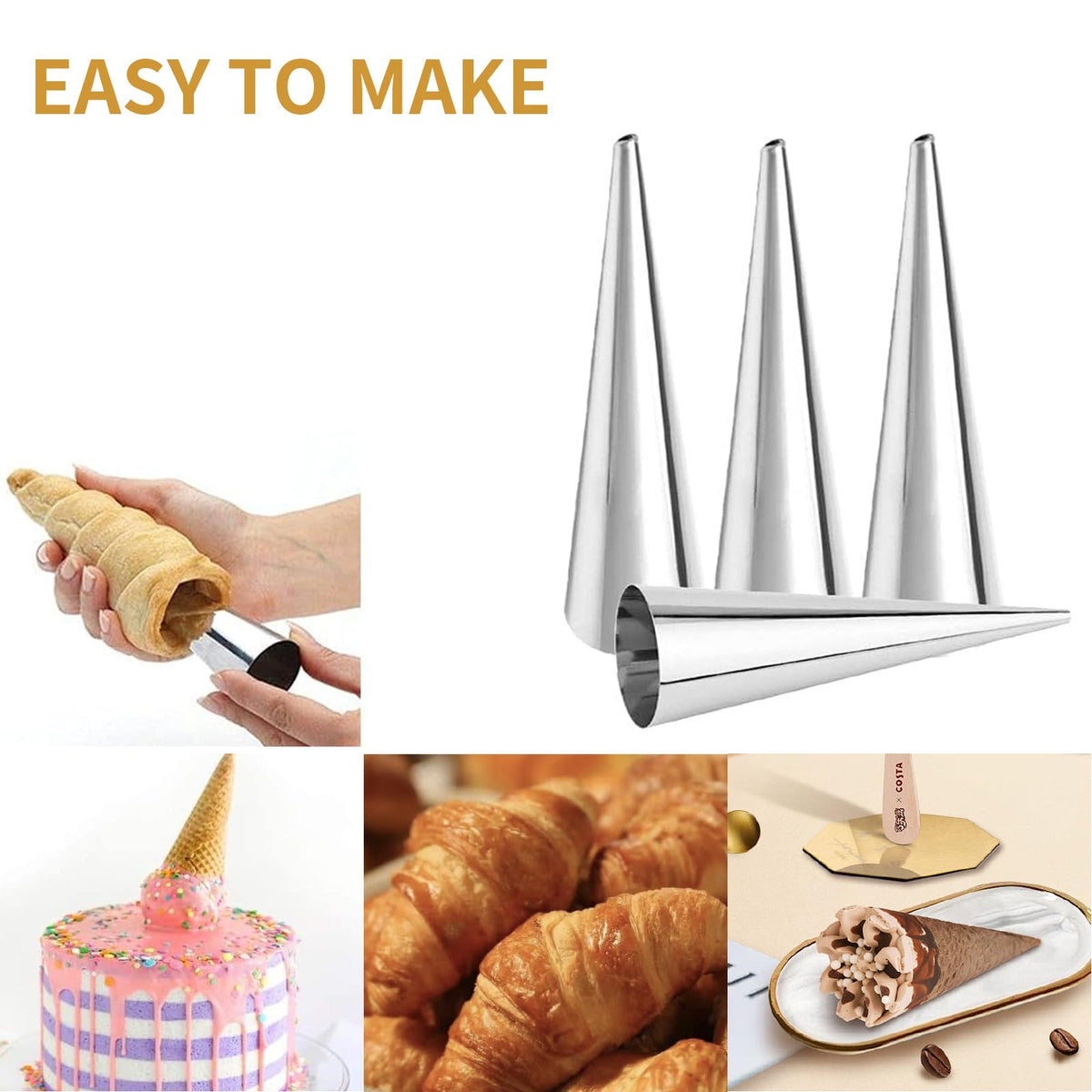 JIELUO 430 stainless steel molds are safe and sturdy
