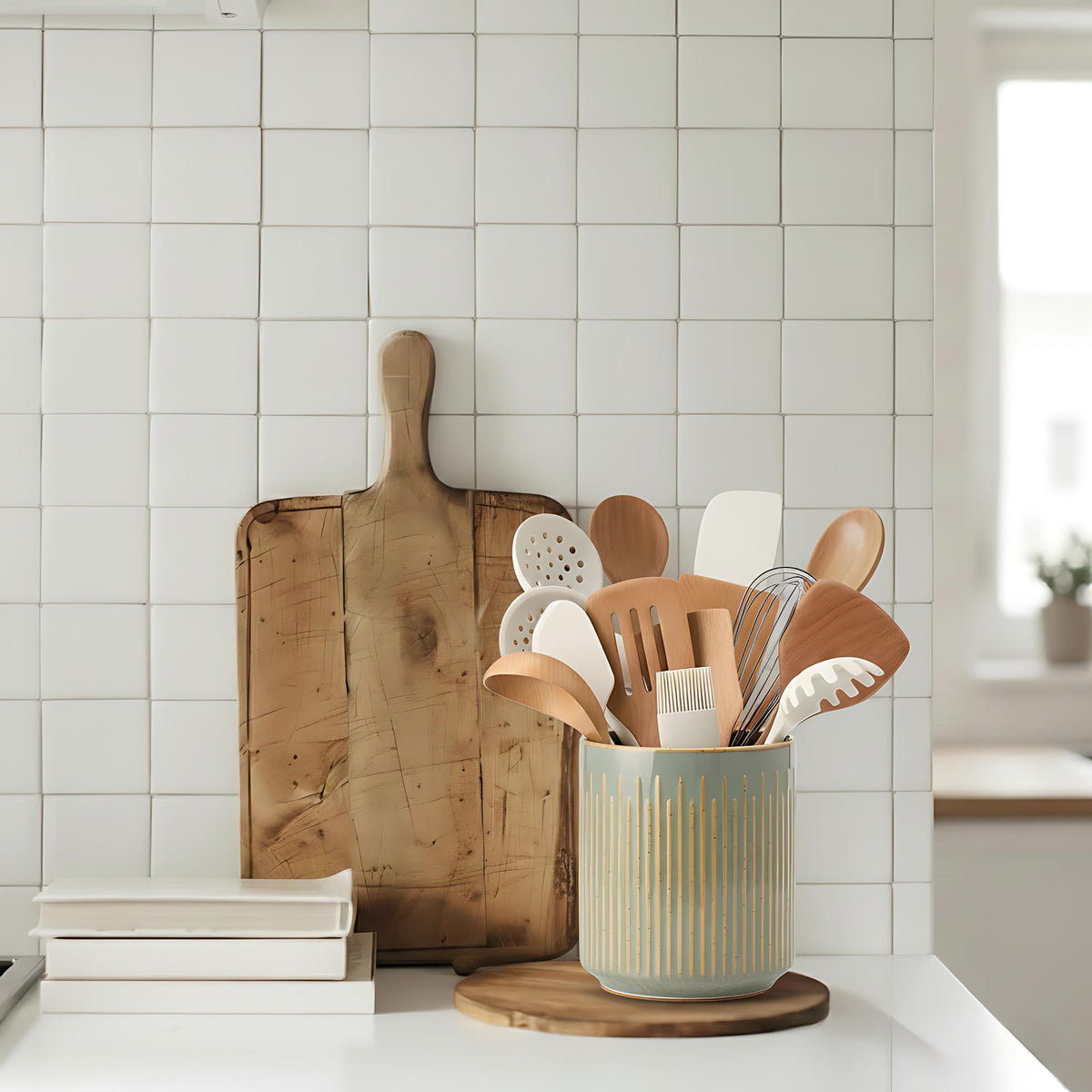 Stylish kitchen counter decor that blends with modern spaces