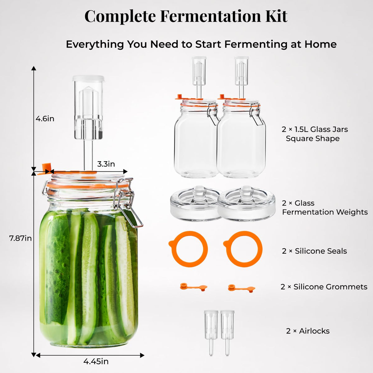 JILLMO airlock and silicone grommet for controlled fermentation