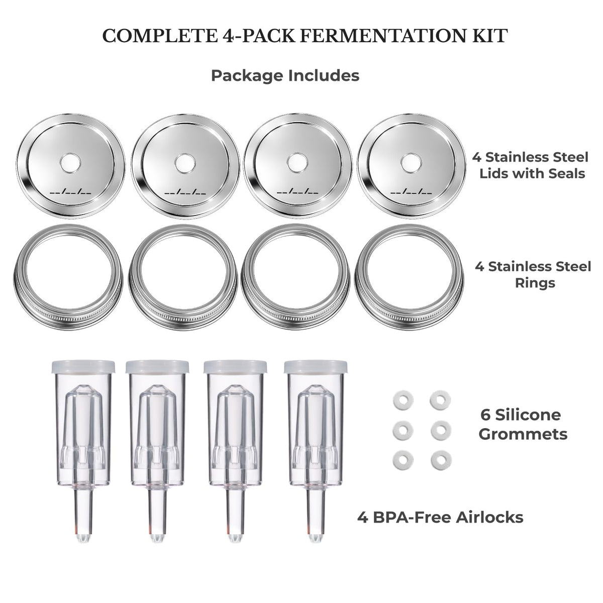 JILLMO BPA-free airlock demonstrates secure gas release during fermentation.