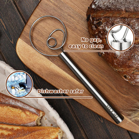Jillmo dough whisk is dishwasher safe for easy cleanup