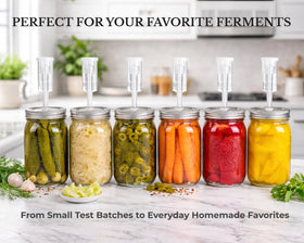 JILLMO 86 mm wide-mouth jar compatibility fits standard jars