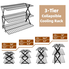 JINANJUNGU stackable design saves space when tucked away after use.