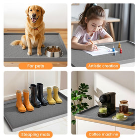 Jin&Bao under-sink mat doubles as a drying or pet mat.