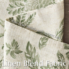 jinchan florals on green placemats perfect Easter or Mother's Day decor.