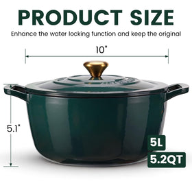 JINCHUFURI glossy enamel finish adds timeless style to table settings