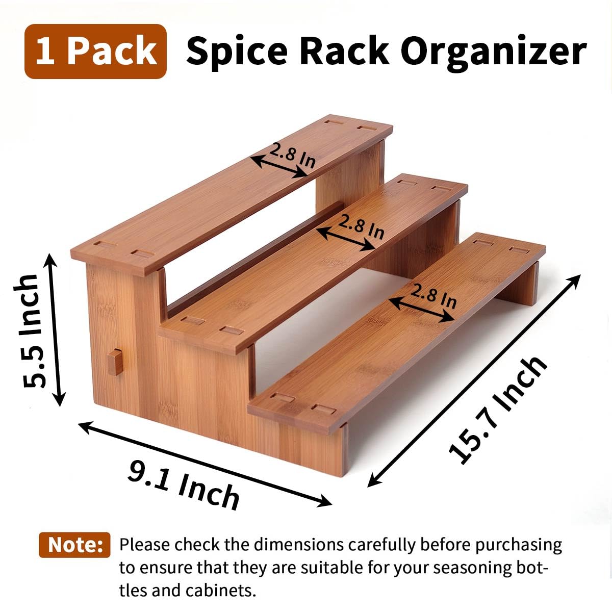 JinDoWin cabinet spice organizer visible spices offers quick selection at a glance