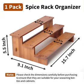 JinDoWin cabinet spice organizer visible spices offers quick selection at a glance