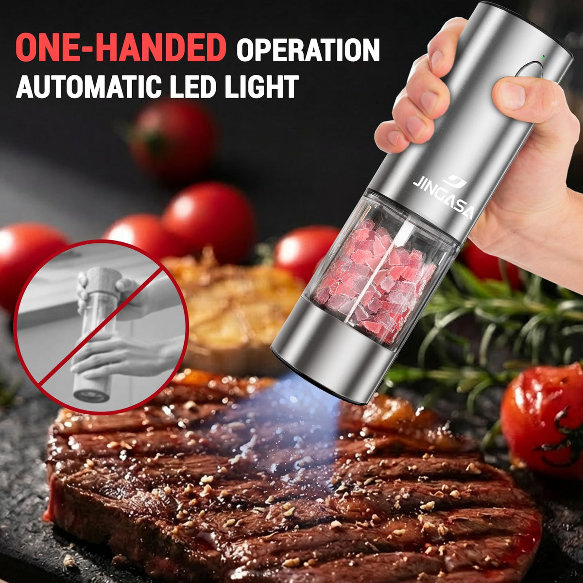 JINGASA adjustable coarseness for fine to coarse grinding.