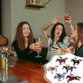 Jingmore multicolor stirrers create visually appealing marathon-inspired drinks