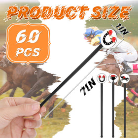 Jingmore Derby stirrers horseshoe motif enhances party décor and vibe