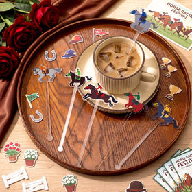 Jingmore derby theme sticks simplify party prep and serving