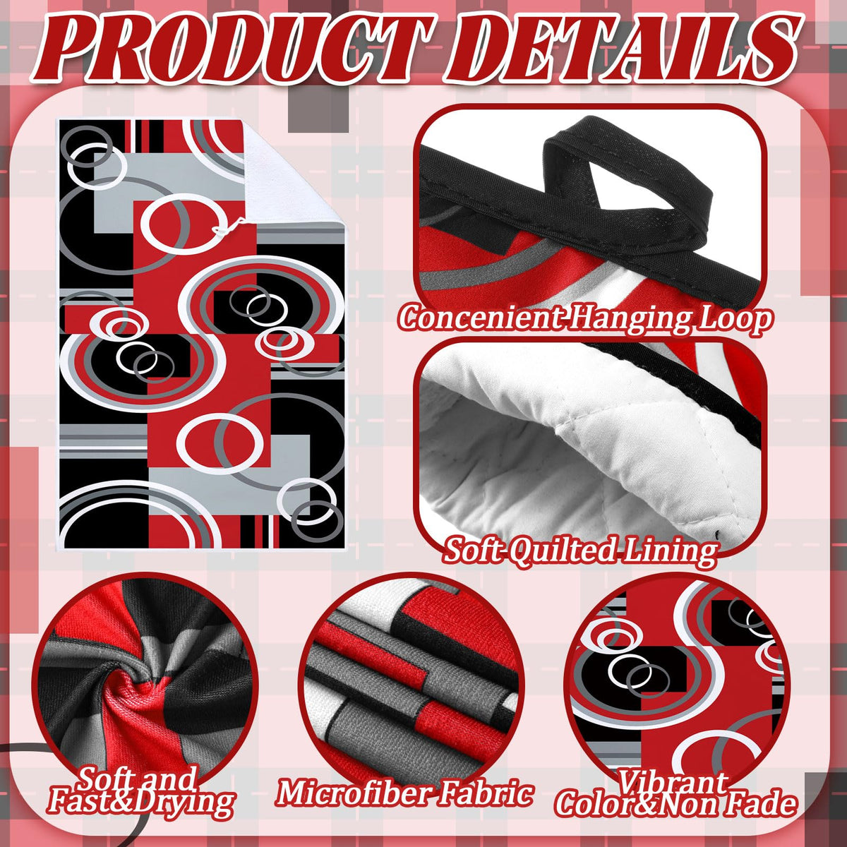 Jingmore insulated oven gloves guard hands during hot oven use.