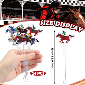 Jingmore reusable acrylic derby stirrers add durable flair to gatherings
