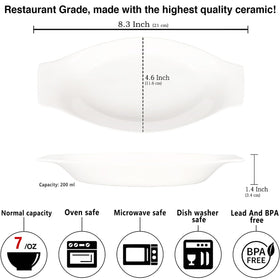 Jinsongdafa ceramic au gratin dish closeup showing glaze and sturdy build