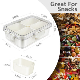 JINZORE Snackle Box inner tray dishwasher-safe for easy cleanup