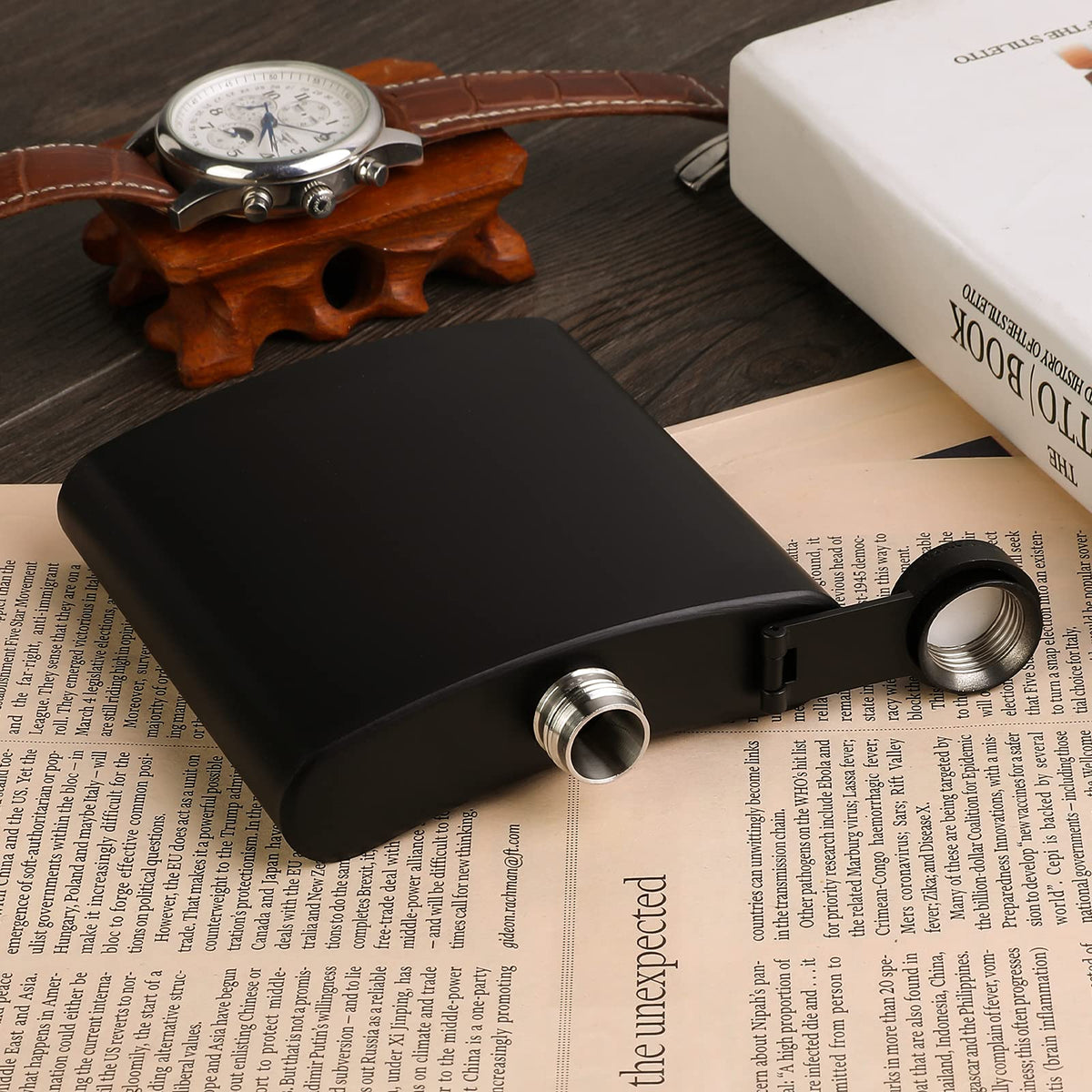 JIUZHU outdoor-flask ideal for camping and group outings.