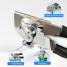JIWYMFE stainless steel body resists rust for long-term kitchen use.