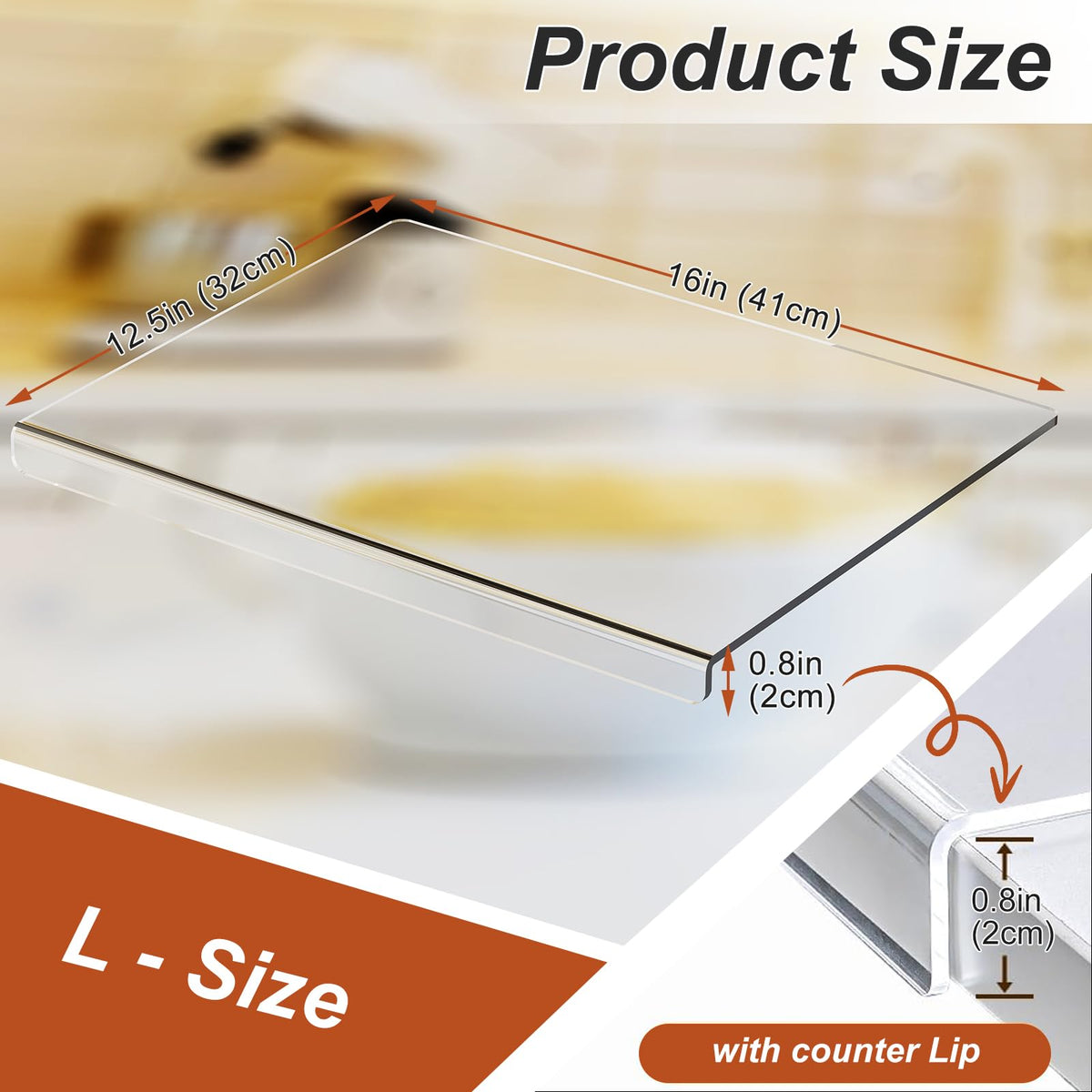 JJL board versatile for bread, vegetables, meat, and more.