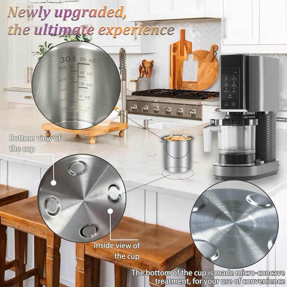 jjxeqo freezer-ready pint with temperature resistance for versatile storage.