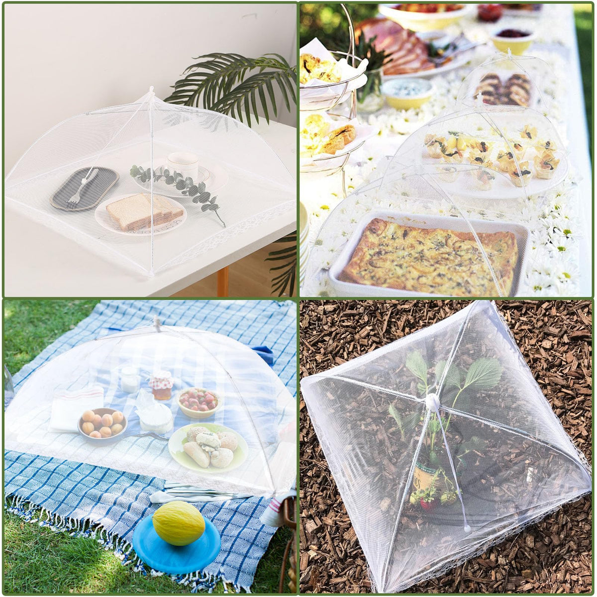 JJXUANER sturdy galvanized frame supports reusable covers