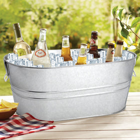 JJXUANER portable ice bucket with handles for outdoor events