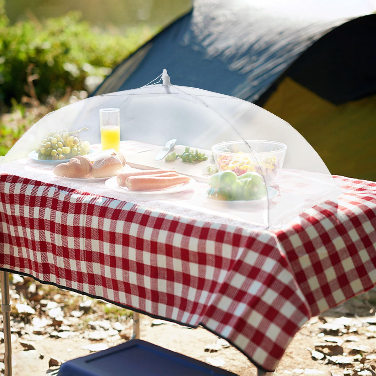JJXUANER collapsible XL food cover for quick setup at picnics