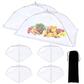 JJXUANER XL outdoor food cover with extended frame protects large meals outdoors