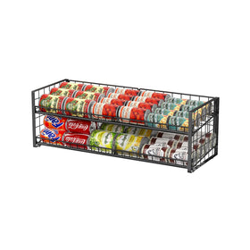 JKsmart 2-tier can organizer front view for easy access and visibility