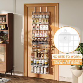 JKsmart door hook installation demonstrates convenient pantry door mounting.