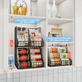 JKsmart adjustable dividers adapt to cans of varying sizes for flexible use