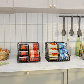 JKsmart can storage holds up to 28 cans for bulk organization