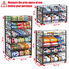 JKsmart compact 2-tier dimensions fit standard shelves