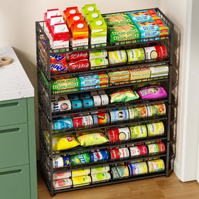 JKsmart extra-large capacity holds up to 64 cans for bulk pantry needs