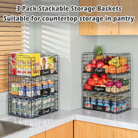 Ideal as snack, can, fruit, and veggie racks