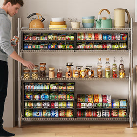 JKsmart soda can organizer holds more cans neatly