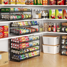 JKsmart back-net prevents slips; secure can storage