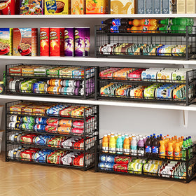 JKsmart heavy-duty frame provides stable pantry organization